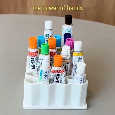 Japanese Medicine Ointment Organizer, Household Tubular Storage Box
