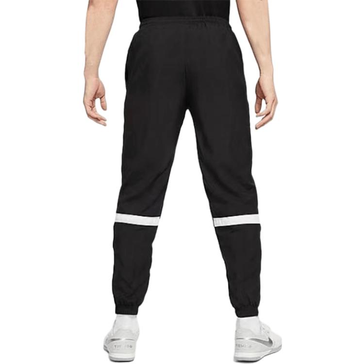 Nike Solid Color Print Logo Jogger Pants Men Bottoms Black CW6128-010