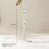 Metal Transparent Acrylic Christmas Ornament String Pendant for Tree Decoration, Festive Dress Hanging Decor with Crystal Effect