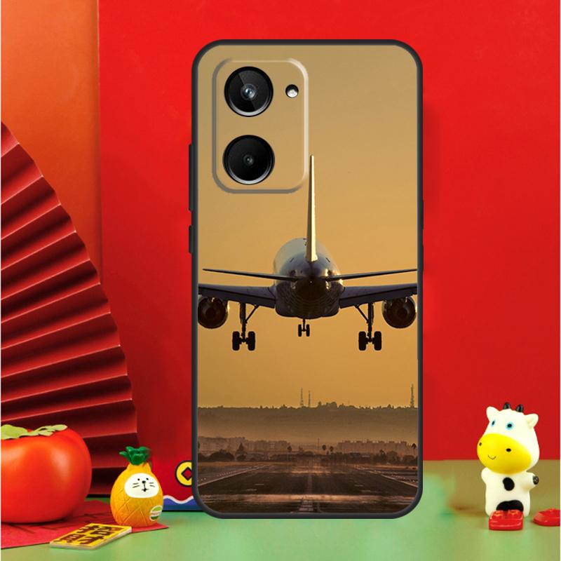 Airplane Plane Aircraft For Realme GT6 GT7 15 Pro 10 11 12 13 14 Pro Plus C65 C67 C63 C61 C55 C51 C53 C35 C75 Case