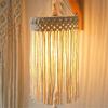 Stylish Handmade Cotton Rope Lampshade Pendants Natural Beauties Light Shade Decors Perfect for Home Decors Enthusiasts