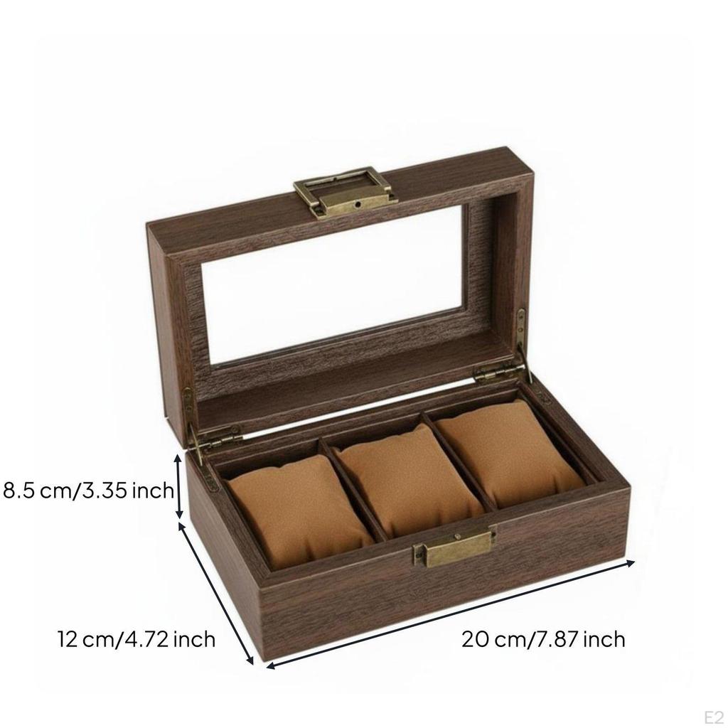 Watch Storage Box Dustproof Display Case Ideal Gift for Women