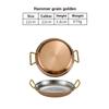 304 stainless steel Spanish seafood rice pot Commercial crayfish plate Flat bottom stewed rice pot Double ear frying pan hotpot
