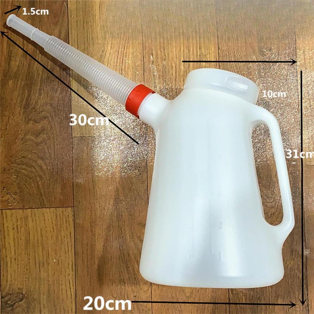 Automotive Oil Dispenser Jug with Measuring Scale And Spout for Vehicles