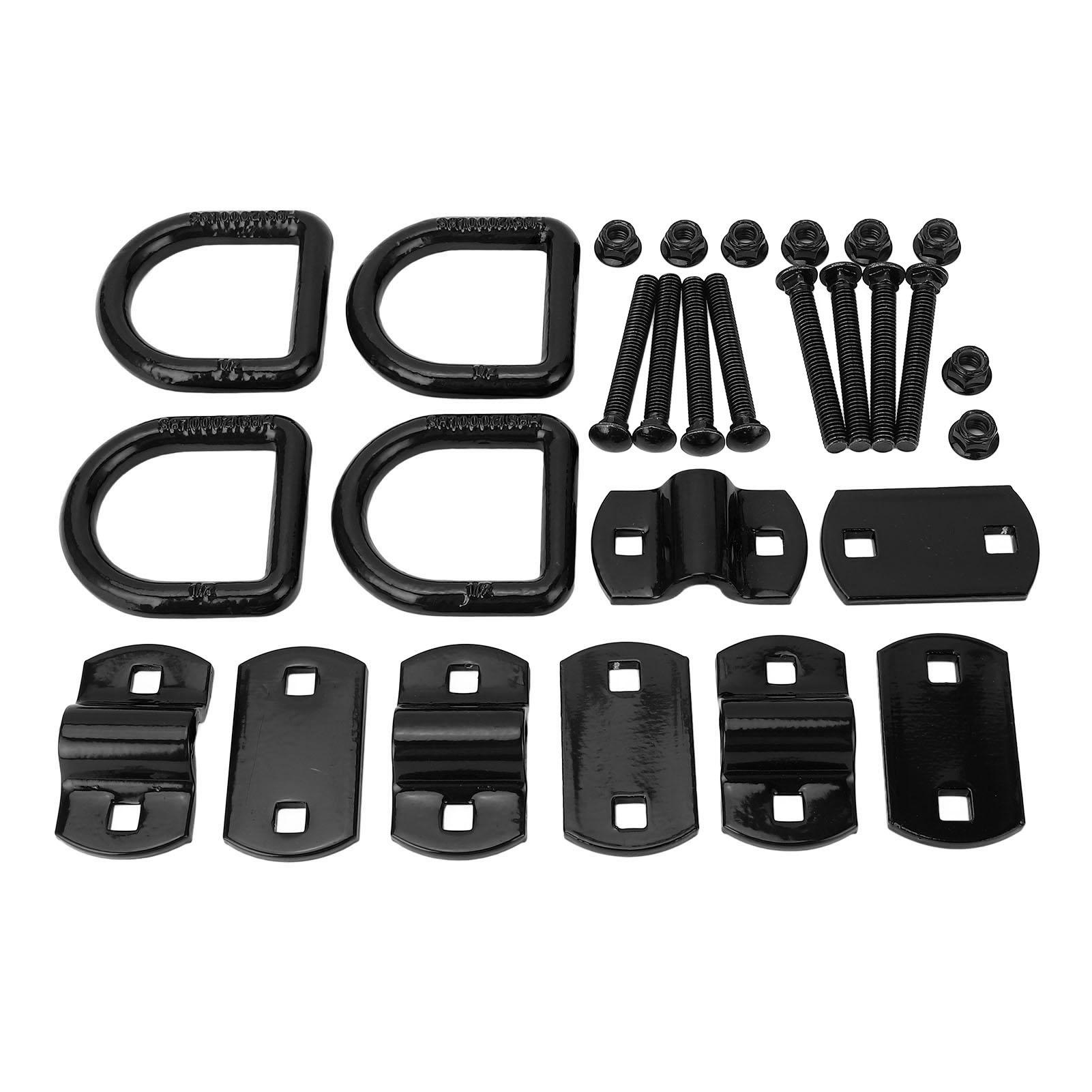Diyelecs Unisex 1 2In Heavy Duty D Ring Bolt On Forged 12125Lbs Break Strength Trailers Tie Down Anchors Hooks For Truck Vans