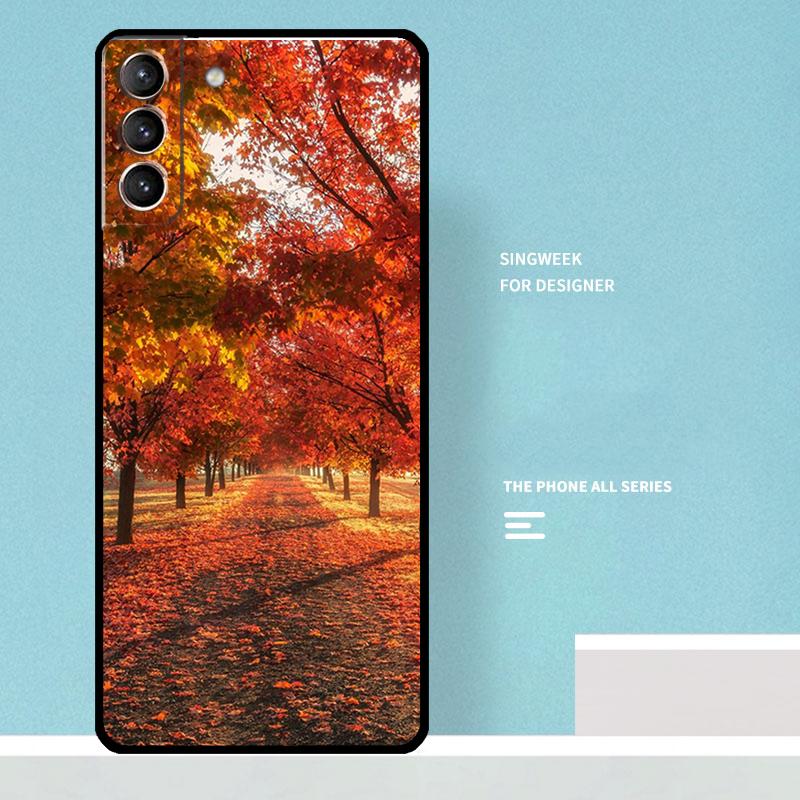 

Autumn Leaves Case For Samsung Galaxy S25 Ultra S20 S21 S22 S23 S24 Ultra S9 S10 Plus S25 FE Phone Cover Galaxy S9