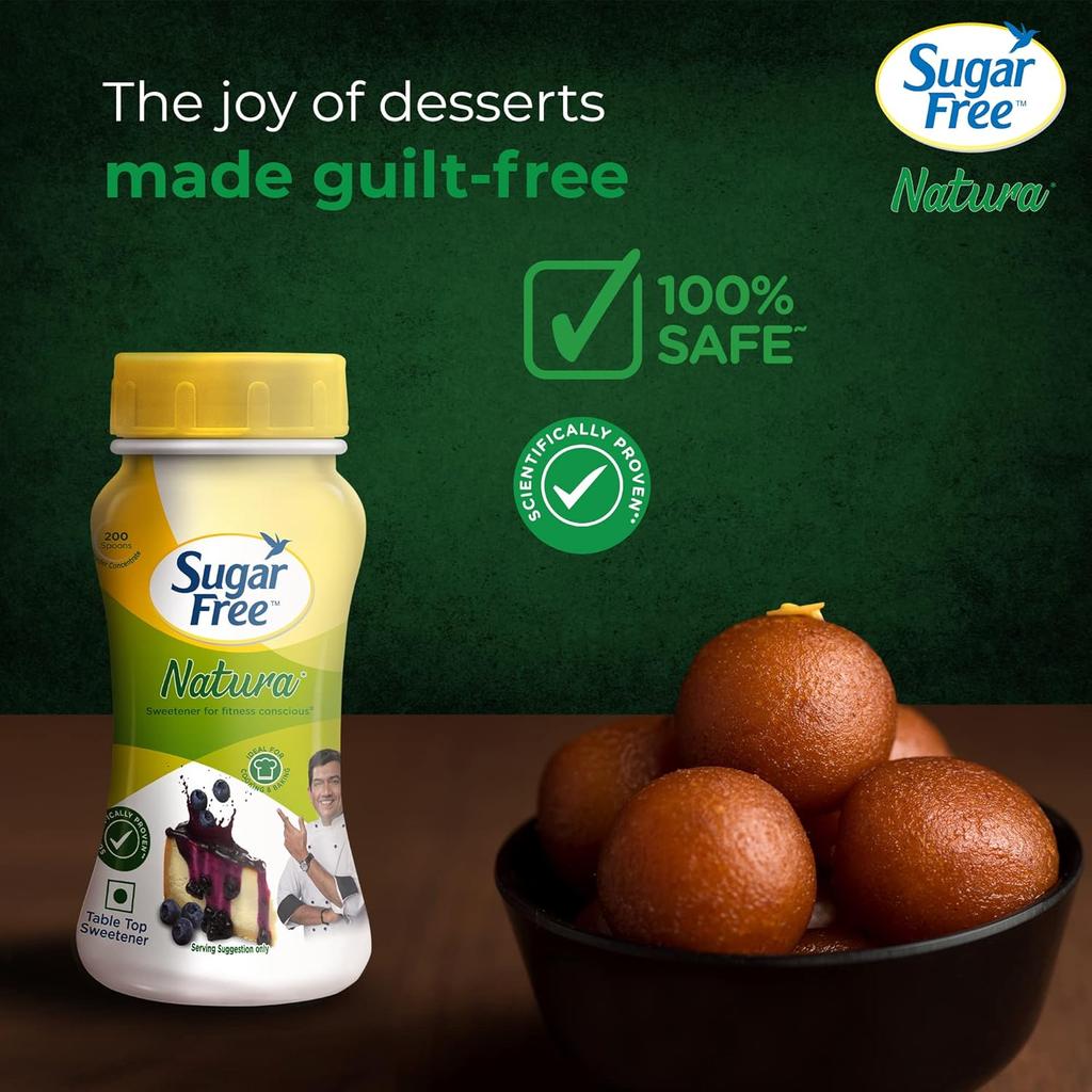 Sugar Free Natura Sladidlo s nulovou kalorií 100g Sklenice Balení 2 pro Nápoje Pečení Dezerty