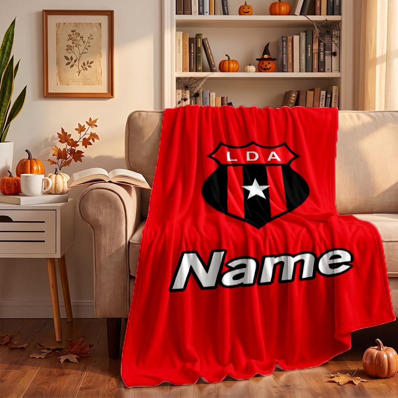 Club Sport La Alajuelense Custom Flannel Blankets Soft Warm Cozy Throws for Home Decor Holiday Gifts