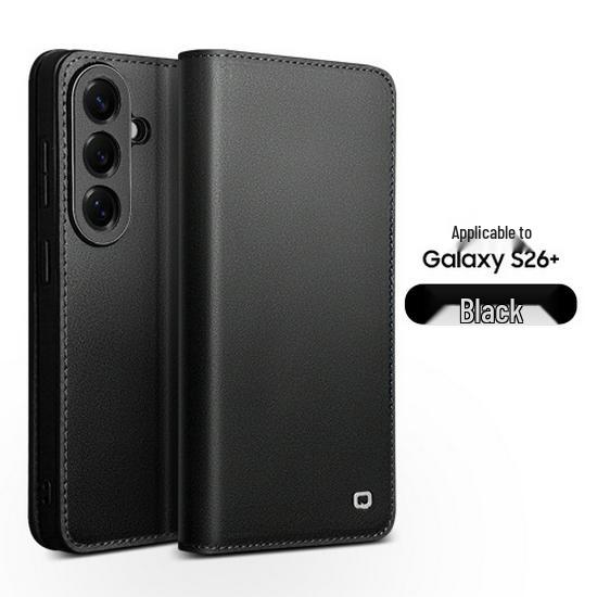 

Кожаный чехол-книжка с держателем для карт Qiali для Samsung Galaxy S26+ Ultra 5G