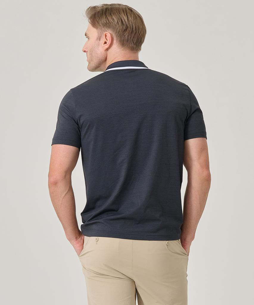 BILTMORE Men'S Logo Collar Zipper T-Shirt (Type A)