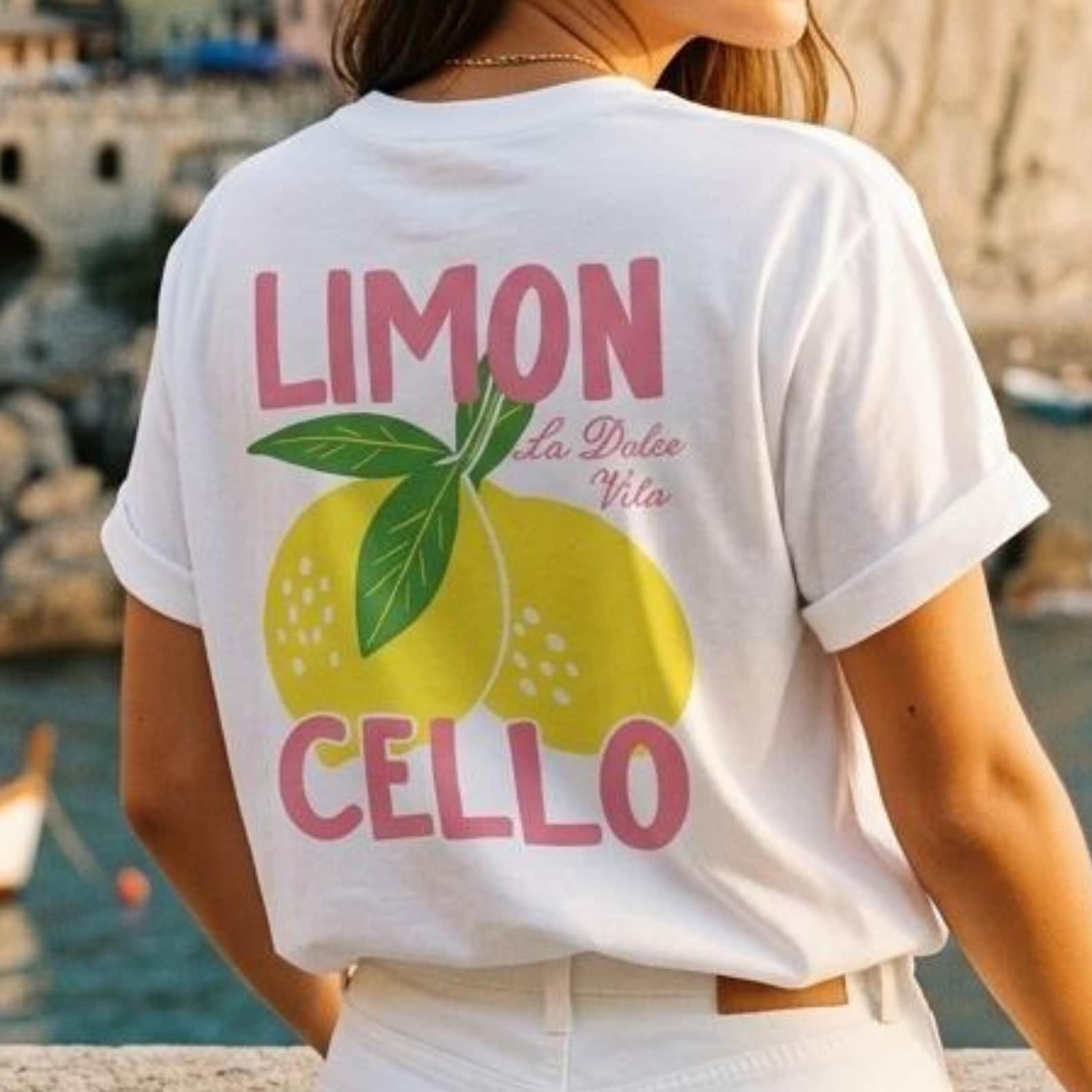 Limoncello T-Shirt | La Dolce Vita Tee | Lemon Graphic Shirt | Italian Summer Shirt | Aperitivo Holiday Tee | Amalfi Coast Gift 2XL