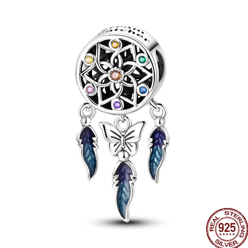 New Copper Religious Angel Cross Series Shiny Zircon Beads Suitable For 3Mm Original Bracelet Diy