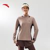 Anta Women's Zero Pressure Light Warm Running Half-Zip Long-Sleeve T-Shirt