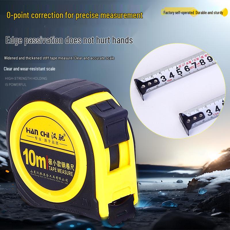 Drop-Resistant Steel Tape Measure - 3m, 5m, 7.5m, 10m for Household Masonry Measurement