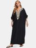 2024 Rayon Embroidered Beach Cover-Up & Sunscreen Robe for Women