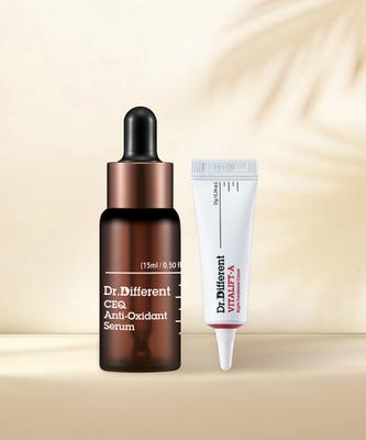 Dr. Different CEQ Antioxidant Serum 15ml + Vitalift A Miniature