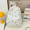 Schoolbag1011 new bow casual backpack student class schoolbag travel cute commuter versatile backpack