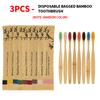 10, 5, 3, 1- High End Disposable Bagged Bamboo Toothbrush - Degradable