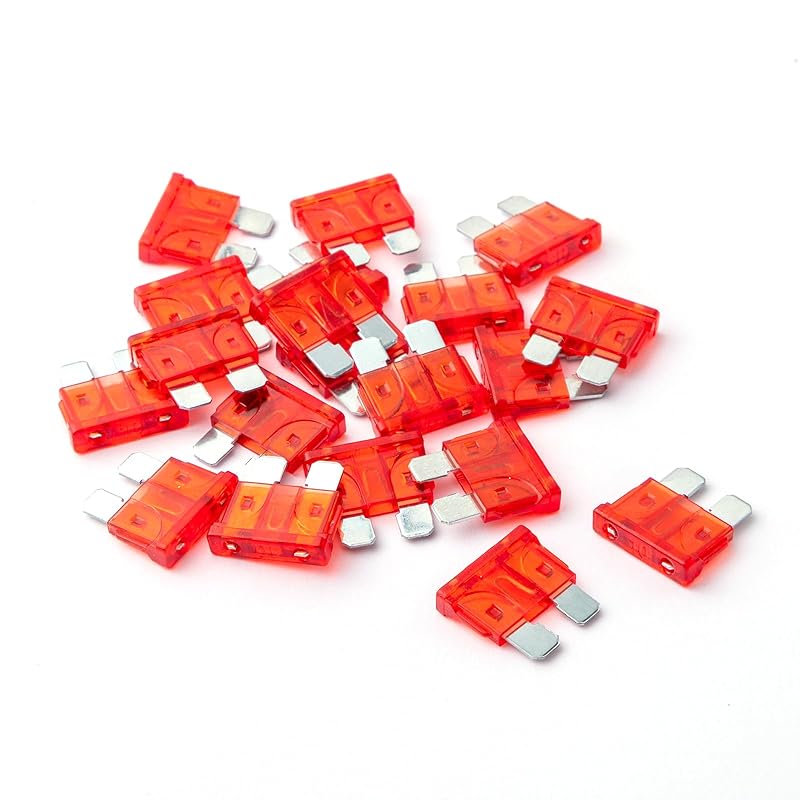 100Pcs 3 Amp Fuses HVAC ATC/ATO Stanbdard Fuse, 3A Car Fuse Blade for Automotive, Truck, Boat, Motorcycle