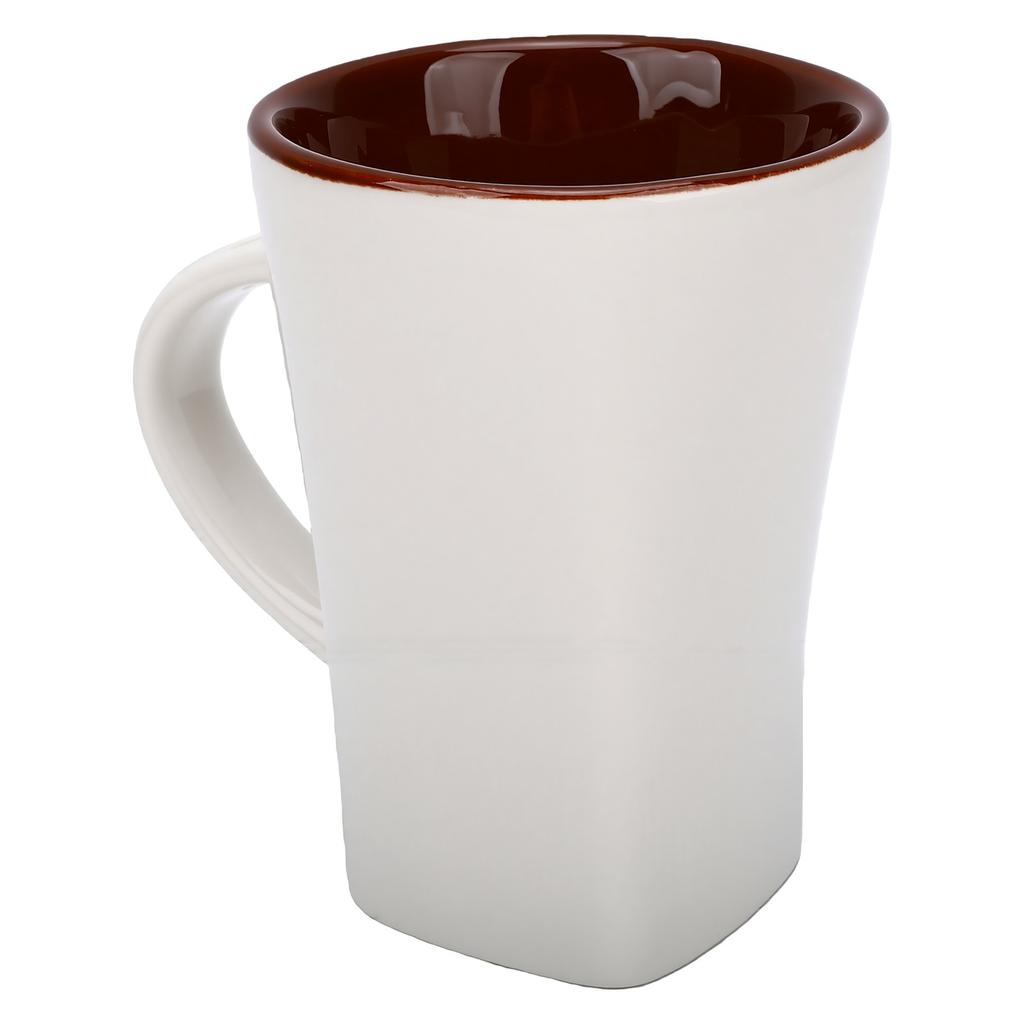 130ml Schokoladenfondue-Tasse mit Gabel Keramik Persönlicher Wärmer Schokoladenschmelzbecher Set für Date Geburtstag Weiß