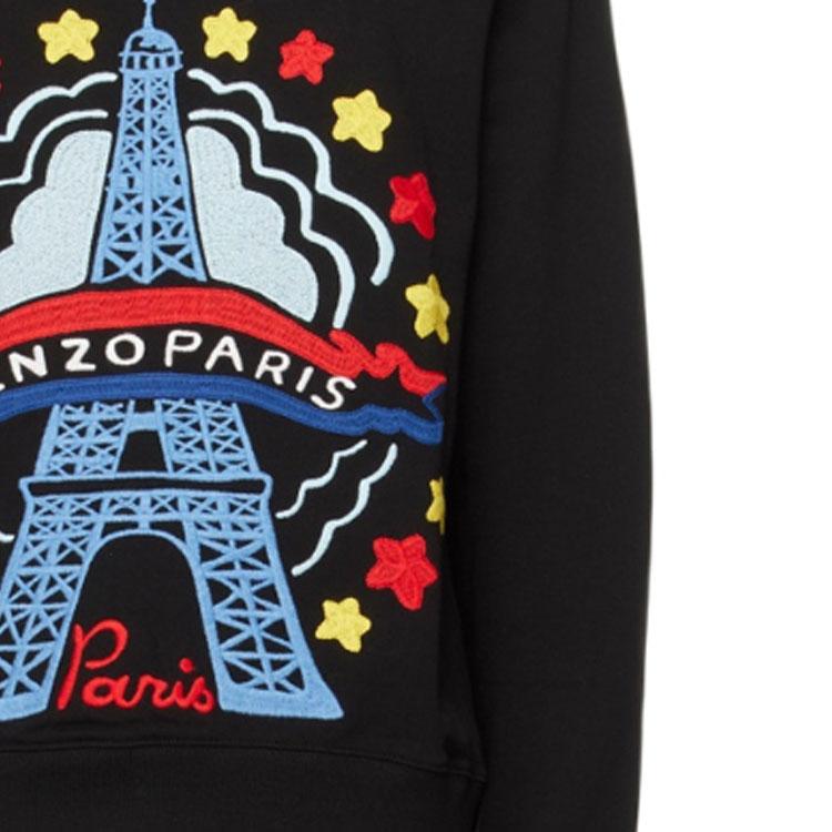 KENZO Drawn Varsity Crewneck Sweatshirt FE55SW1684MF-99