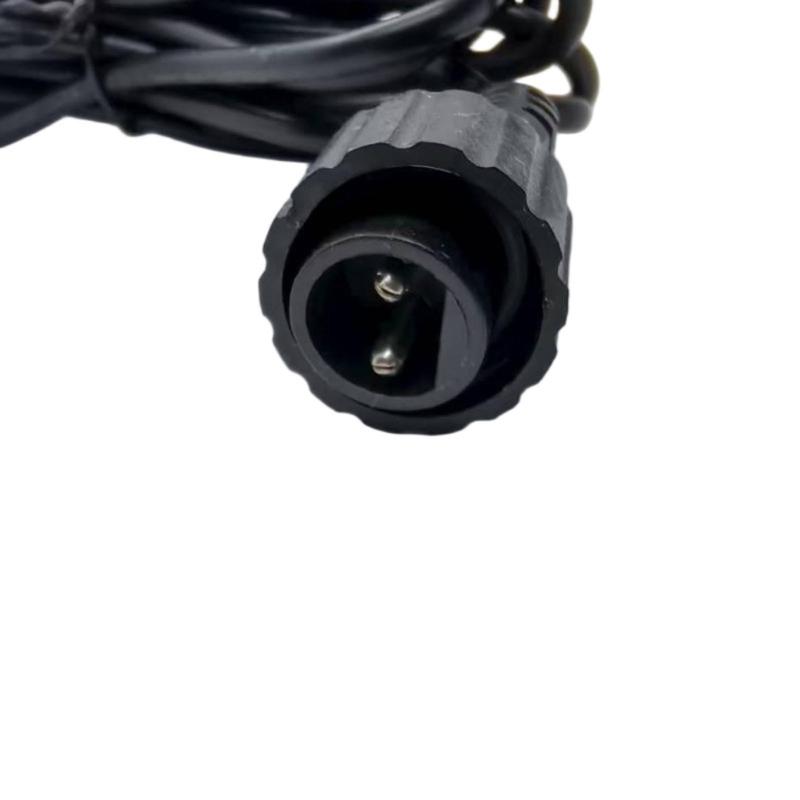 Waterproof Solar Panel Connectors Extension Cable Double Seal Design Suitable for Outdoor Lighting in Rainy Environments