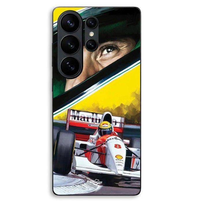 Cover Per Samsung Galaxy S26 Ultra F1 Ayrton Senna McLaren Leggenda Formula 1 Maniacase nero