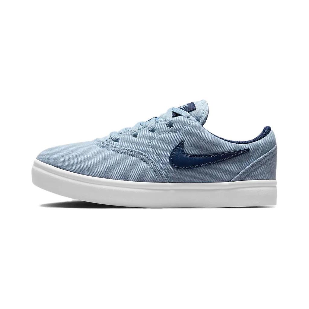 New Nike SB Check Cushioning, Wear Resistant Low Top Kids' Skateboarding Shoes Blue Children Aged 3 7 Years Old 905371-407