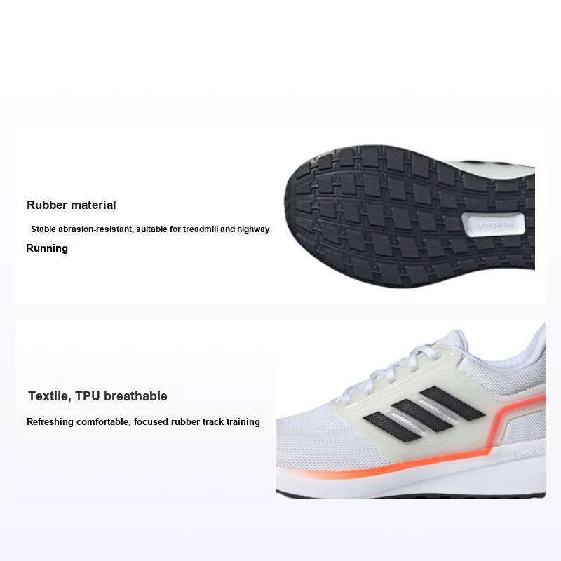 Adidas Men's White/Red Eq19 Run Solar Sneakers Cloud- Carbon H02036 Cm