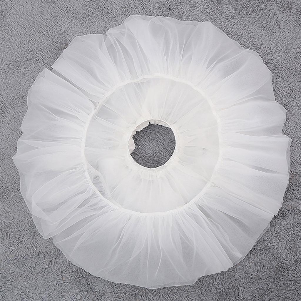 A-line Petticoat Crinoline Slips Wedding Accessories Short Organza Tutu Skirt 50s Vintage Puffy Underskirt Multi Layers