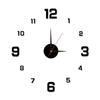 3D Luminous Wall Clock Frameless Acrylic DIY Digital Clock Wall Stickers Mute Clock for Living Room Bedroom Office Wall Decor