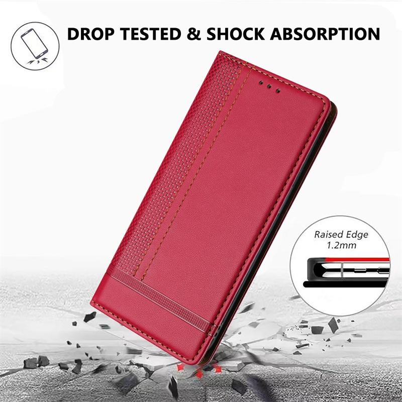 Leather Case for Realme Narzo 50i Prime 60 70 Pro 60X 70X N53 N55 N63 N65 V11 V13 V23 Q3 Q3i Note 50 4G 5G Protective Flip Wallet Cover