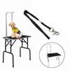 Pet Accessories Restraint Rope Harness for Grooming Table Arm Bath Animal Nylon Rope Dogs Leash Lock Clip Rope Noose Loop