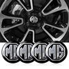 56/60MM 4Pcs Car Wheel Center Hub Cap Badge Accessories For Morris Garages MG ZS 7 6 Cyberster MG4 EV ES HS One GT GS MG3 ZX MG7