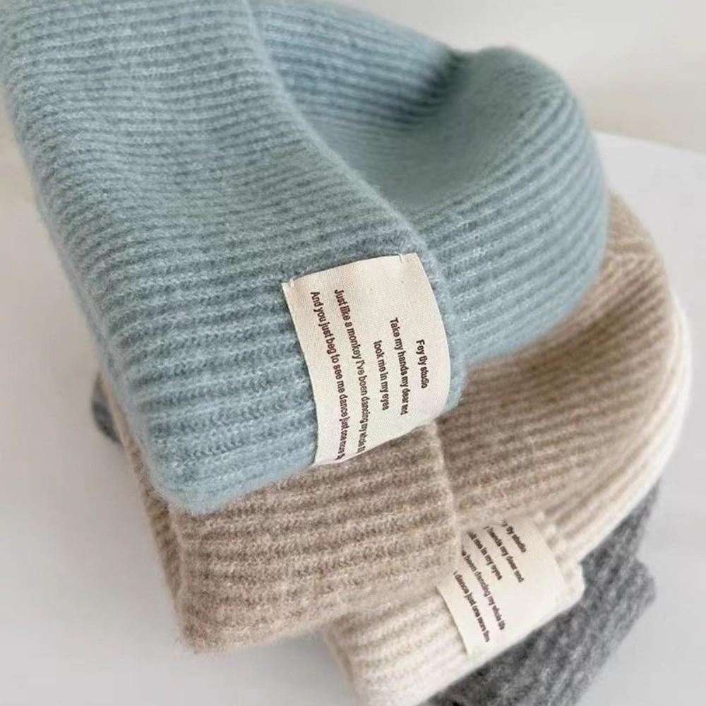 Thick Warm Beanie Cap Windproof Crochet Bonnet Hat Fashion Winter Knitted Hat