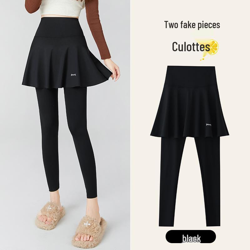 

Брюки акула: Юбка-брюки с высокой талией для похудения на осень для женщин - Контроль живота, Подтяжка бедер, Настраиваемая длина. XL [62.5-70 kg]