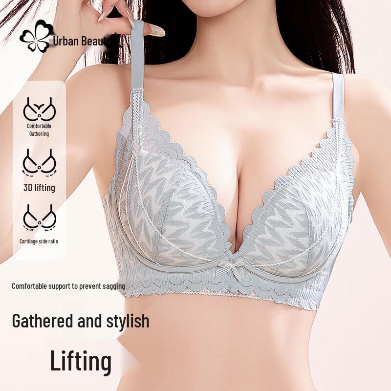 Women s Wireless Lace Bra with Modal Lining B