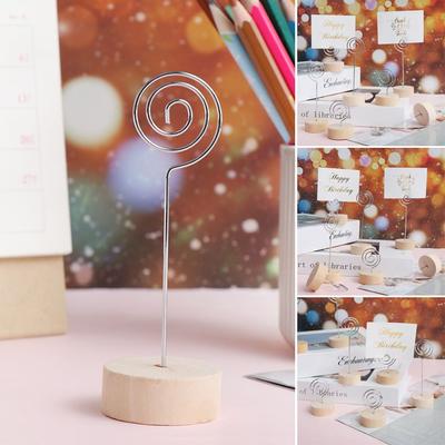 Supplies Paper Clamp Table Numbers Holder Photos Clips Picture Frame Clamps Stand Place Card