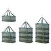 Fishing Drying Net Large Capacity Dryer Foldable Lightweight Multifunction Hanging Mesh Net for Tea Spices Fruits Tableware Meat