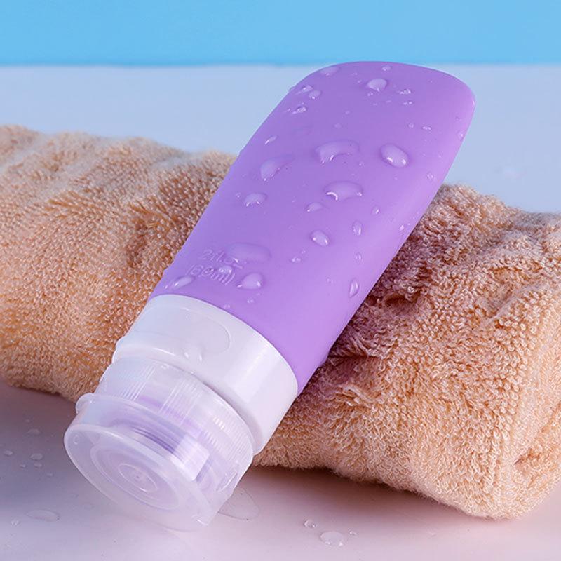 Transportable Leakproof Silicone Journey Bottles Cosmetic Bottle Shampoo Empty Bottle Facial Cleanser Lotion Bottle Pump Travel Bottle