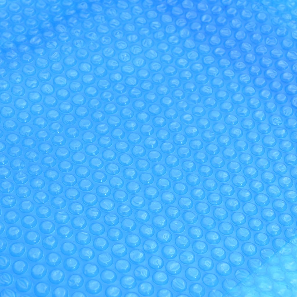 vidaXL Poolabdeckung Blau 417 cm PE