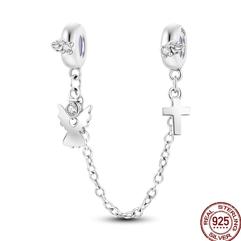 Copper Shiny Zircon Chain Series Beaded Beads Suitable For Pan Original Bracelet Diy Jewelry Gift