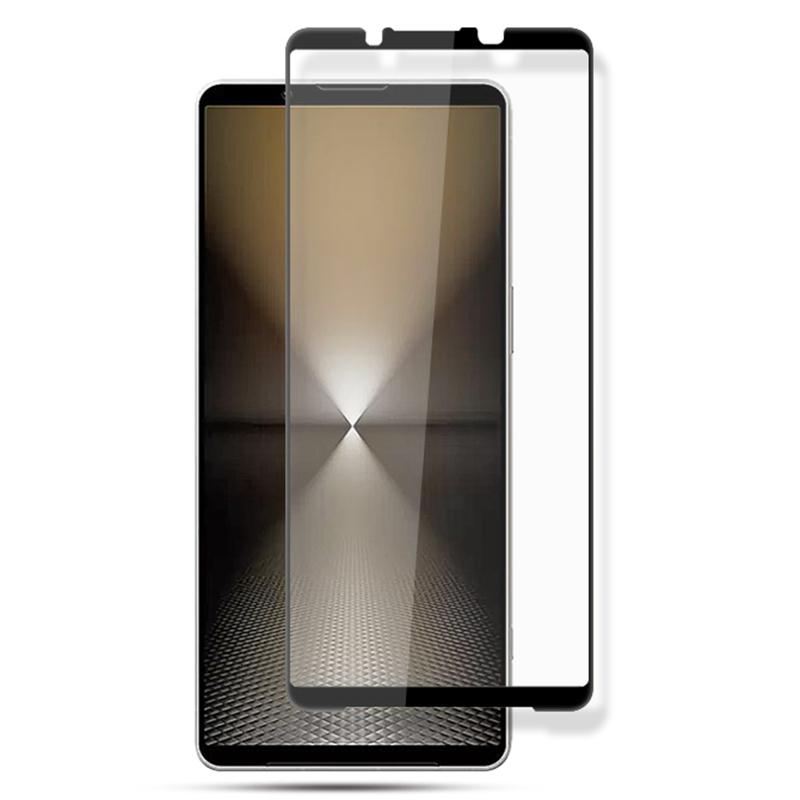 

MOCOLO Для Sony Xperia 1 VI Захисне скло для екрана Загартоване скло Захисна плівка з шовкографією проти розбиття, Чорний Type A