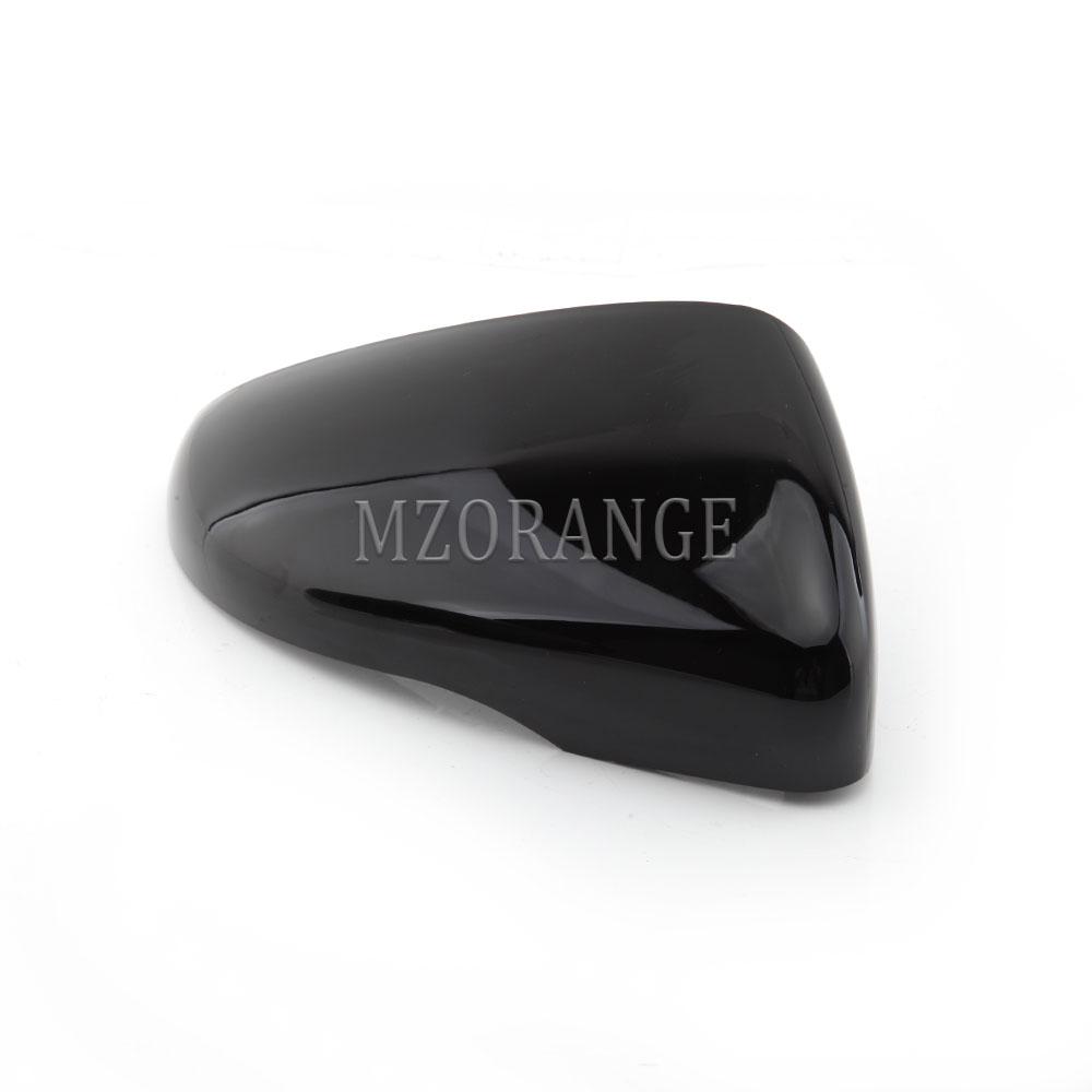 Side Mirror Cover Cap For VW Golf 6 MK6 GTI 2009-2014 Bright Black Rear View Rearview Mirror Housing Cover Car