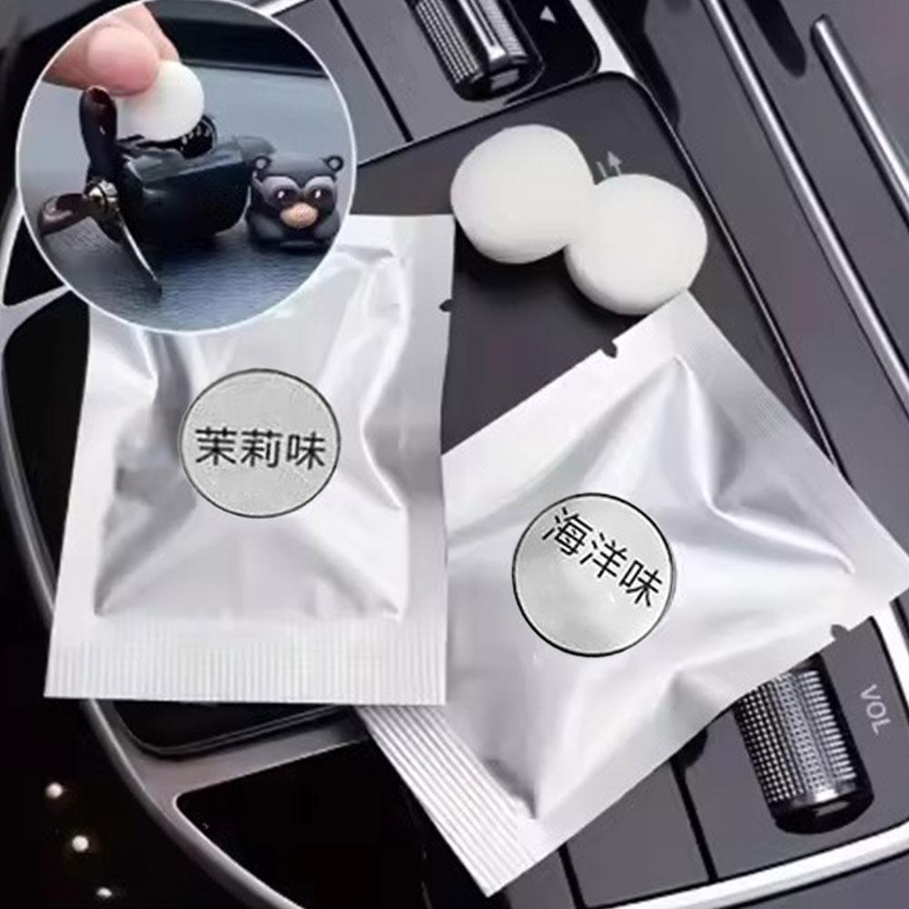 Air Freshener Tablets Refill Solid Perfume Aromatherapy Tablets Car Air Vent Fragrances Flavor Diffuser Car Interior Accessories