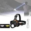 Gesture Sensing Led Headlamp Zoomable Beam Powerful Light Night Fishing Lights
