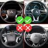 For 2022 2023 2024 Mitsubishi Outlander PHEV Interior Steering Wheel Paddle Shifter Extension Trims Accessories Red