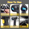120W Car Air Pump Wireless/Wired Electric Inflatable Pump Portable Air Pump Tire Inflator Digital for Car Bicycle Balls