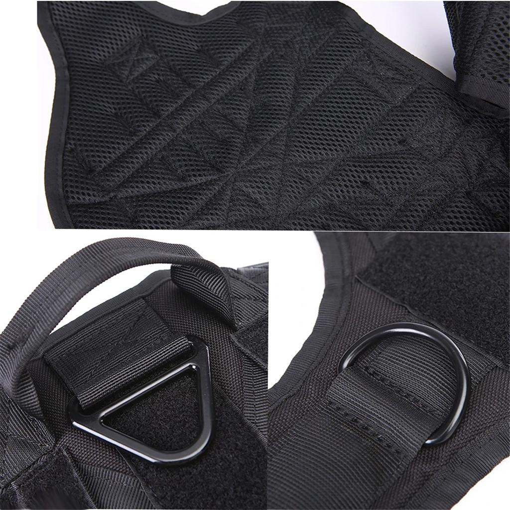 Large Dog Collar Dog Harness And Leash Set Pet Vest Tactical German Shepherd Harnesses For Small Dogs
