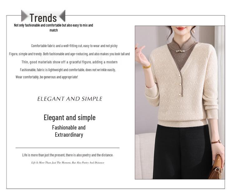 Stylish Winter Sweater for Women: New 2025 Plus-Size Velvet Knitwear for Moms